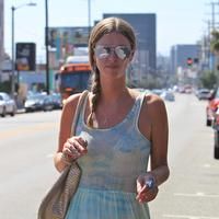 Nicky Hilton wearing a teal tie dye dress photos | Picture 63901